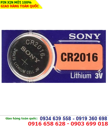 Sony CR2016; Pin Sony CR2016 lithium 3V chính hãng